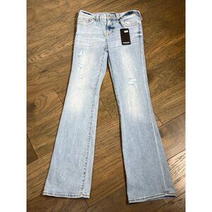 TRUE RELIGION Becca Mid-Rise Boot Cut Jeans Light Wash Sz 29 NWT